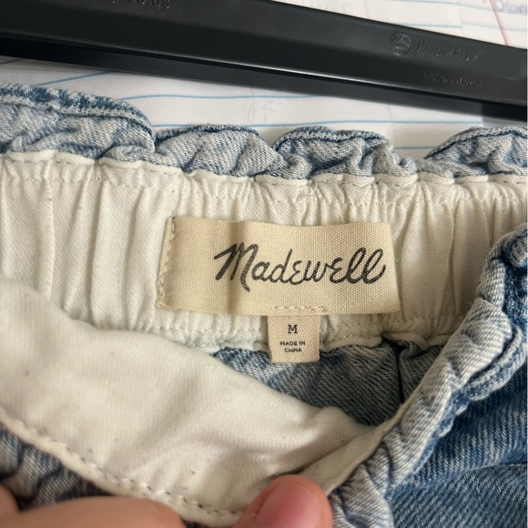 Madewell Pull-On Denim Skirt in Normandie Wash - Picture 5 of 6